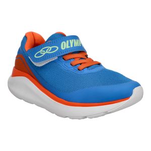 Zapatillas Olympikus Smash Infantil-287 Azul/Naranja