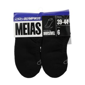Medias Oly Six Pack Invisible Masc-097 Negro