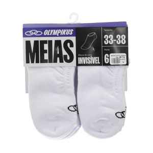Medias Sixpack Invisible Fem-198 Blanco