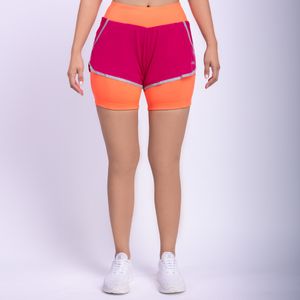 Short 2 Em 1 F-280 Petala Cereza